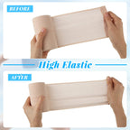 4 Rolls Adhesive Elastic Tape Bandage Tape Wrap Bandage Wrap Elastic Bandage Self Adhesive Bandages Flexible Stretch Bandages fo