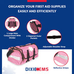 Dixigear First Responder On Call Trauma Bag W/Reflectors (Pink)