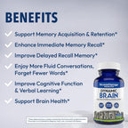 Stonehenge Health Dynamic Brain - Memory, Focus, Clarity & Mental Energy Dietary Supplement (60 Capsules)
