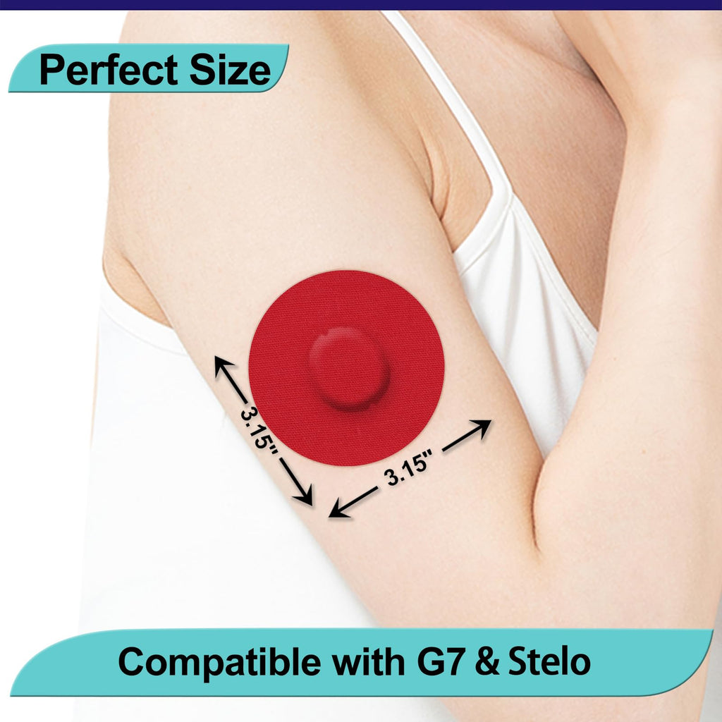 20 Pack G7 Adhesive Patches Waterproof Flexible & Breathable Full Stelo Covers,Hypoallergenic & Latex-Free,Skin-Friendly Overpat