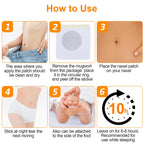 Mugwort Belly Patch for Men and Women with Natural Plant Extracts-Comfortable and Safe Belly Stickers-120Pcs,3.84oz