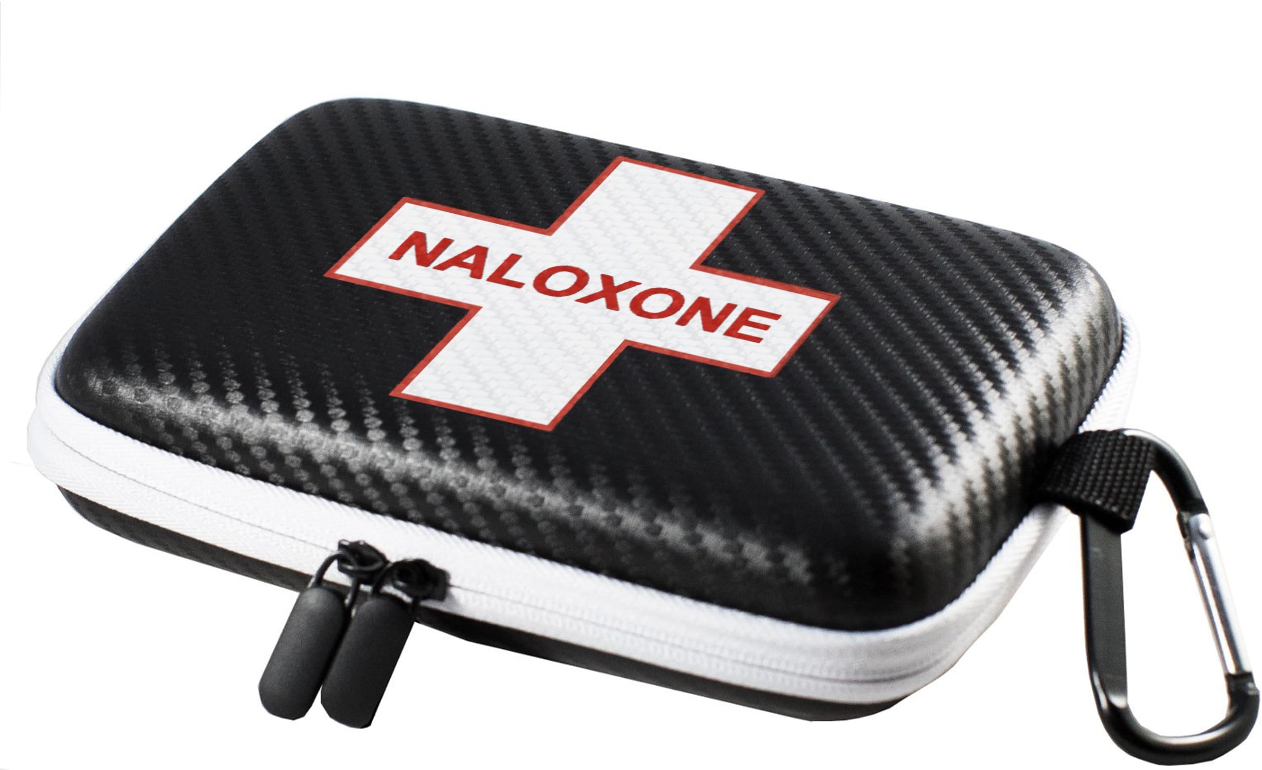 Naloxone Case for Opioid Overdose Response Kits | Custom Designed Hardshell With Double Pocket - Holds All Formulations of Nalox