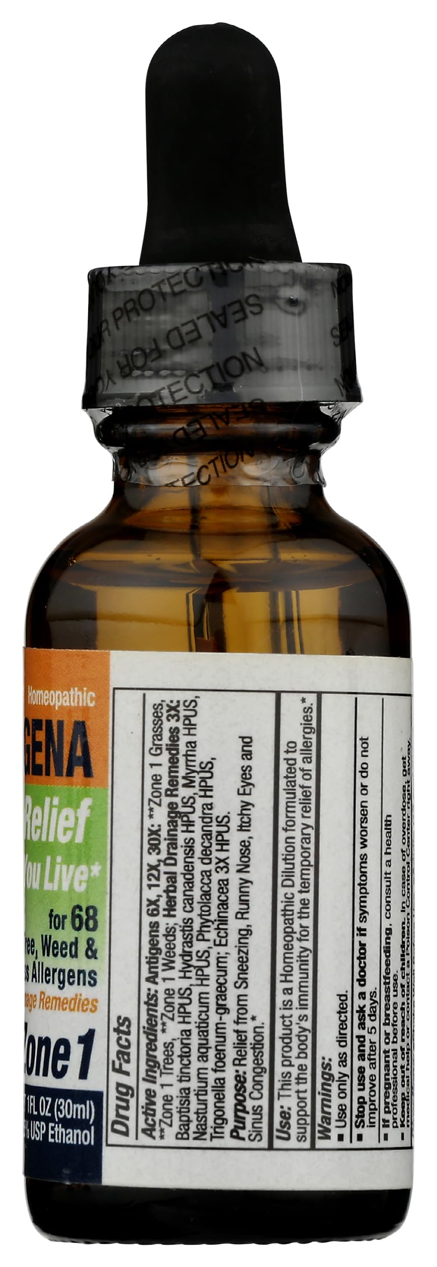 PROGENA - Allergena Zone 1 - Allergy Relief Drops (1 FL Ounce)