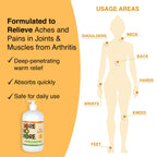 Sore No More Warm Relieving Gel for Aches & Pains associated with Arthritis & Simple Backaches, Absorbs Quickly with a Refreshin