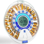Windtrace Automatic Pill Dispenser for Elderly, Electronic Pill Organizer with Alarm & Light, 28 Day Smart Timed Medication Disp