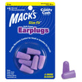 Macks Slim Fit Soft Foam Earplugs, 3 Pair - Small Ear Plugs for Sleeping, Snoring, Traveling, Concerts, Shooting Sports & Power