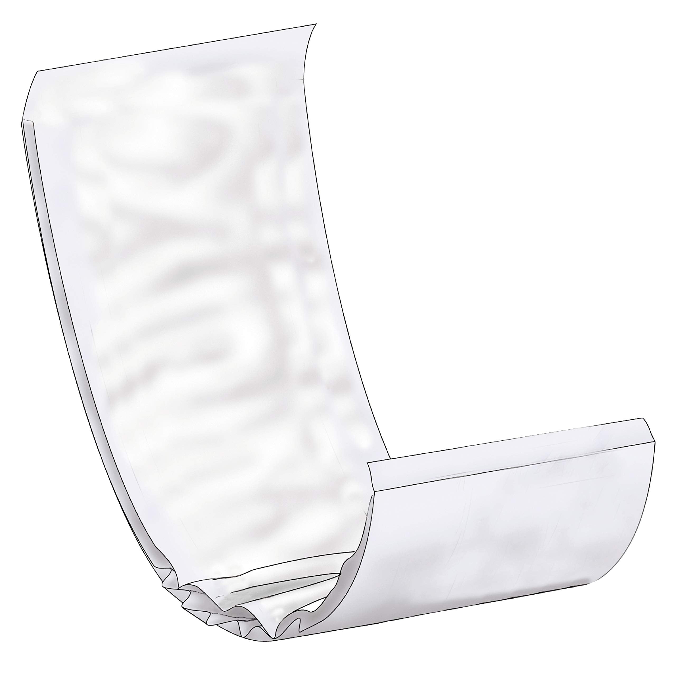 Abena BOOST Fluff Incontinence Pads - No Barrier/Flow-Through, (Sizes Normal To Extra Large) Extra Large, 120 Count