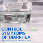 berkley jensen Anti-Diarrheal Medicine - Loperamide Hydrochloride 2 mg Diarrhea Relief Caplets - Control Symptoms of Diarrhea In