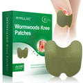 MYMULIKE Knee Patches, 100 Count Warming Natural Herbal Plaster Knee Patches, Wormwood Extract Sticker 8 Hours Lasting Reduction