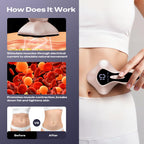 Oranmagic Professional Electric Body Massager - 4 in 1 Upgraded Portable Skin Tightening with Heating for Belly, Waist, Arms, Bu