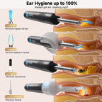 BEBIRD R1 Ultra Ear Wax Removal, Ear Cleaner with Camera Ear Scope, Wax Remove Ear Pick with Ear Otoscope Tweezers, Visual Dropp