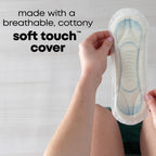U by Kotex Maxi Pads, Clean & Secure, Heavy Absorbency, 22 Count (Packaging May Vary)