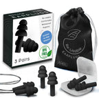 Anbow Soft Ear Plugs fot Sleeping Noise Reduction, Made of Silicone, Suitable for Sleeping & Swimming, Soft Reusable Earplugs fo