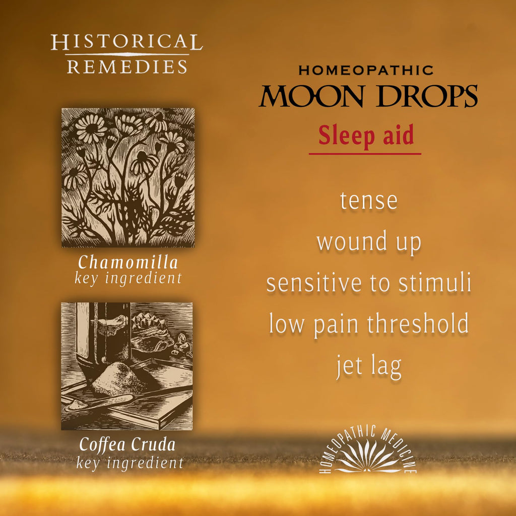 Historical Remedies Moon Drops Sleep Aid Lozenges (6 Pack) | Homeopathic Vanilla Flavor Supplement, Non-Habit Forming Vegan Glut