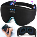 LC-dolida Sleep Headphones, 3D Sleep Mask Bluetooth Wireless Music Eye Mask, Sleeping Headphones for Side Sleepers Sleep Mask wi