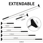 Sturdy Backscratcher Extendable &Retractable, Cute Telescoping Back Scratcher Bulk, Funny Stocking Stuffers for Men,Women,Adults