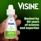 Visine A.C. Itchy Eye Relief Eye Drops with Astringent Zinc Sulfate & Redness Reliever Tetrahydrozoline HCl for Relief of Red, I