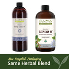 Banyan Botanicals Sleep Easy Oil - Organic Ayurvedic Herbal Massage Oil - Calming & Relaxing Massage Oil with Ashwagandha, Passi