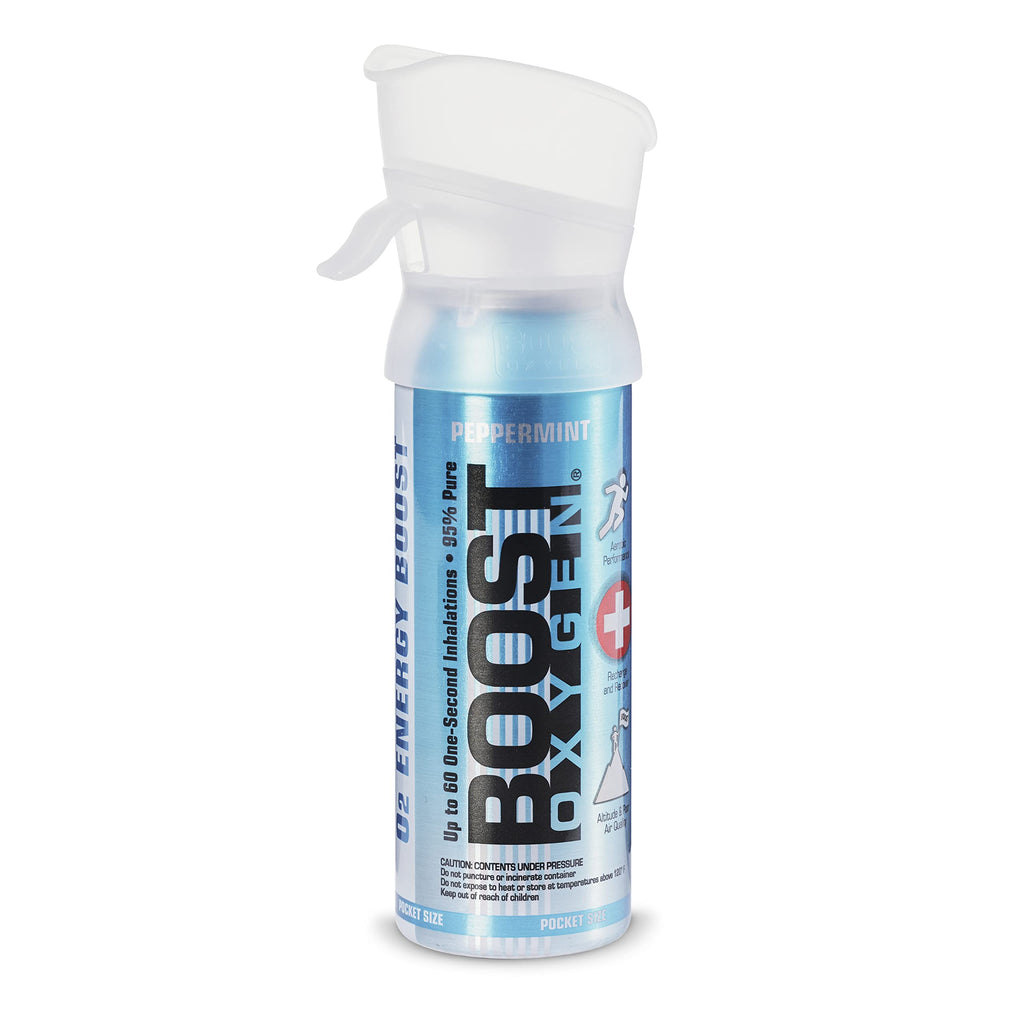 All New 3 Liter Boost Oxygen Supplemental Oxygen to Go | All-Natural Respiratory Support for Health, Wellness, Performance, Reco