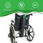 NYOrtho Oxygen Tank Holder for Wheelchair - D & E Cylinder Transport Bag Adjustable Straps Easy to Clean, Heavy Duty, Waterproof