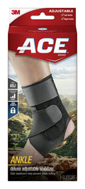 ACE Brand Deluxe Adjustable Ankle Stabilizer, Firm Stabilizing Support for Weak, Sore or Injured Joints, Adjustable Ankle Brace,