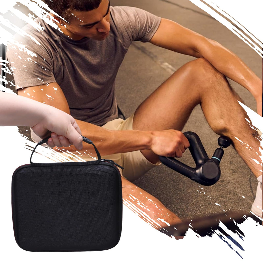 XANAD Massage Gun Case Compatible with Theragun Prime Percussive Therapy Deep Tissue Muscle Treatment Massage Gun,Black