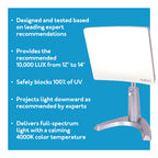 Carex Day-Light Classic Plus Bright Light Therapy Lamp - 10,000 LUX Light Therapy Lamp At 12 Inches, Sunlight Lamp, Daylight Lam