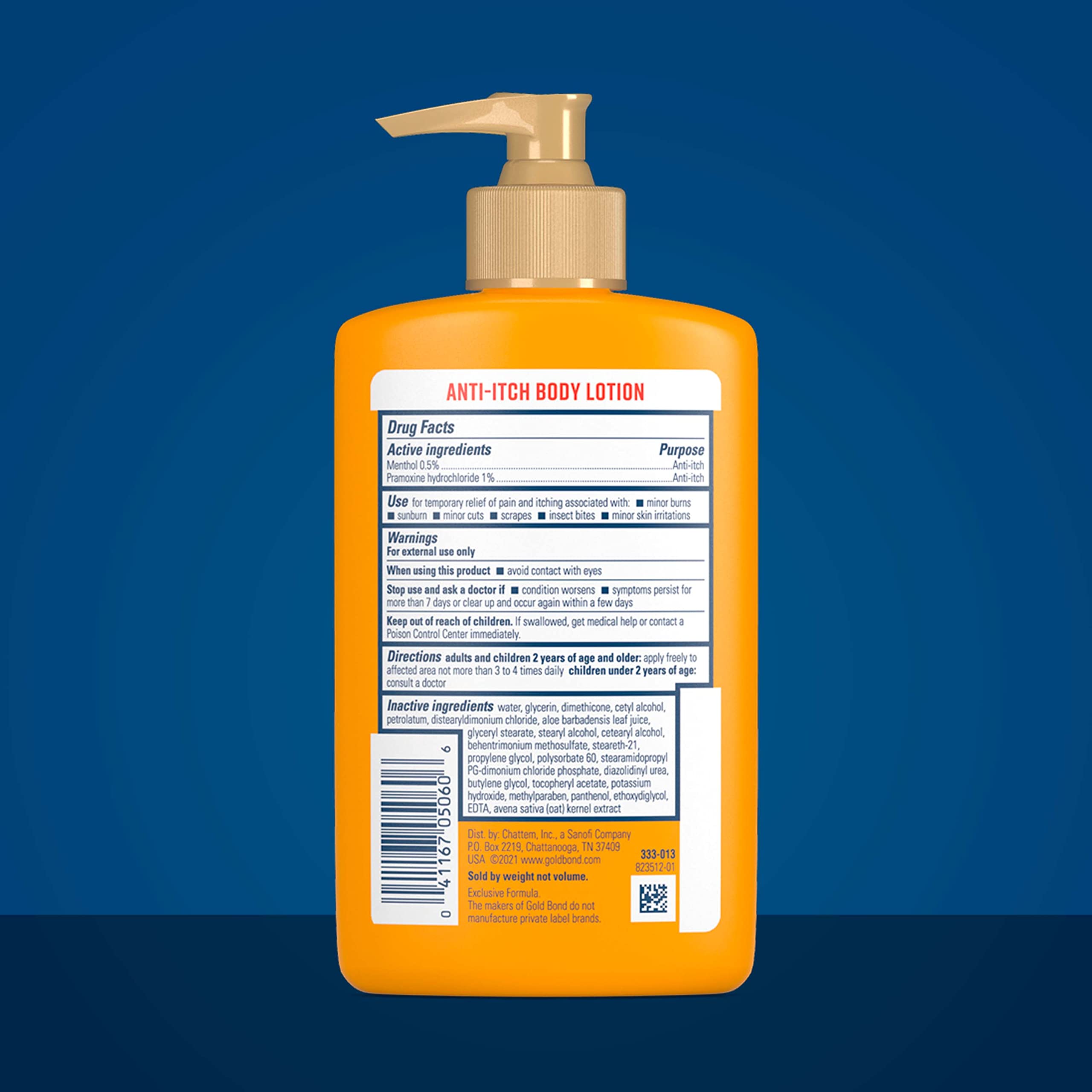 Gold Bond Medicated Anti-Itch Body Lotion 5.5 oz, Steroid Free, Fast Acting Itch Relief