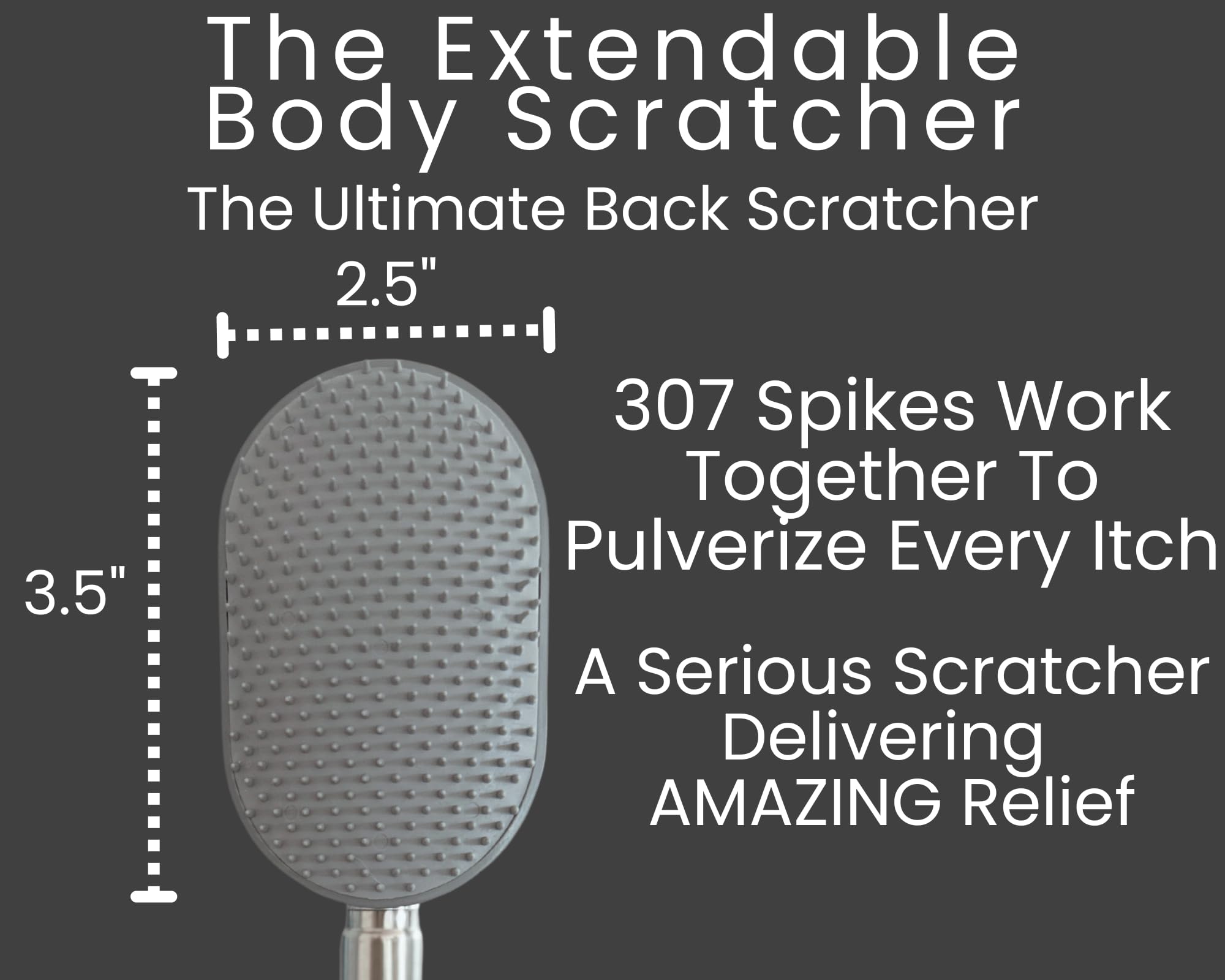 The Expandable Scratch Master, Scalp Massager, Back Massager, & Exfoliator Large Scratch Surface, Helps with Stress & Anxiety -