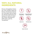 Earthly Body Edible Massage Oil, Cherry - 8 fl. oz. - Hemp Seed, Almond, Grapeseed, Apricot & Vitamin E Oil - Vegan & Cruelty Fr