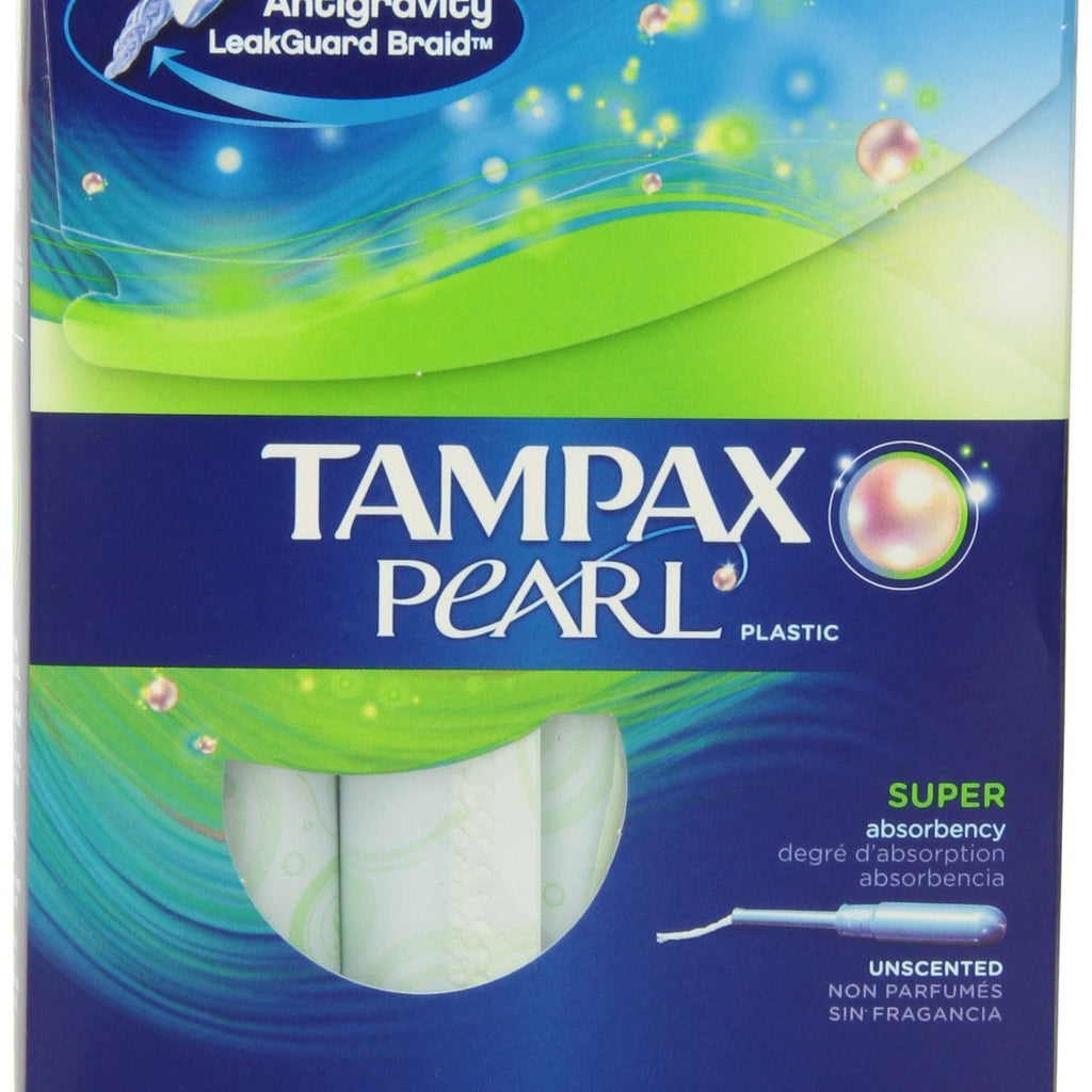 Tampax Pearl Super Unscnt Size 36ct Tampax Pearl Super Unscnted 36ct
