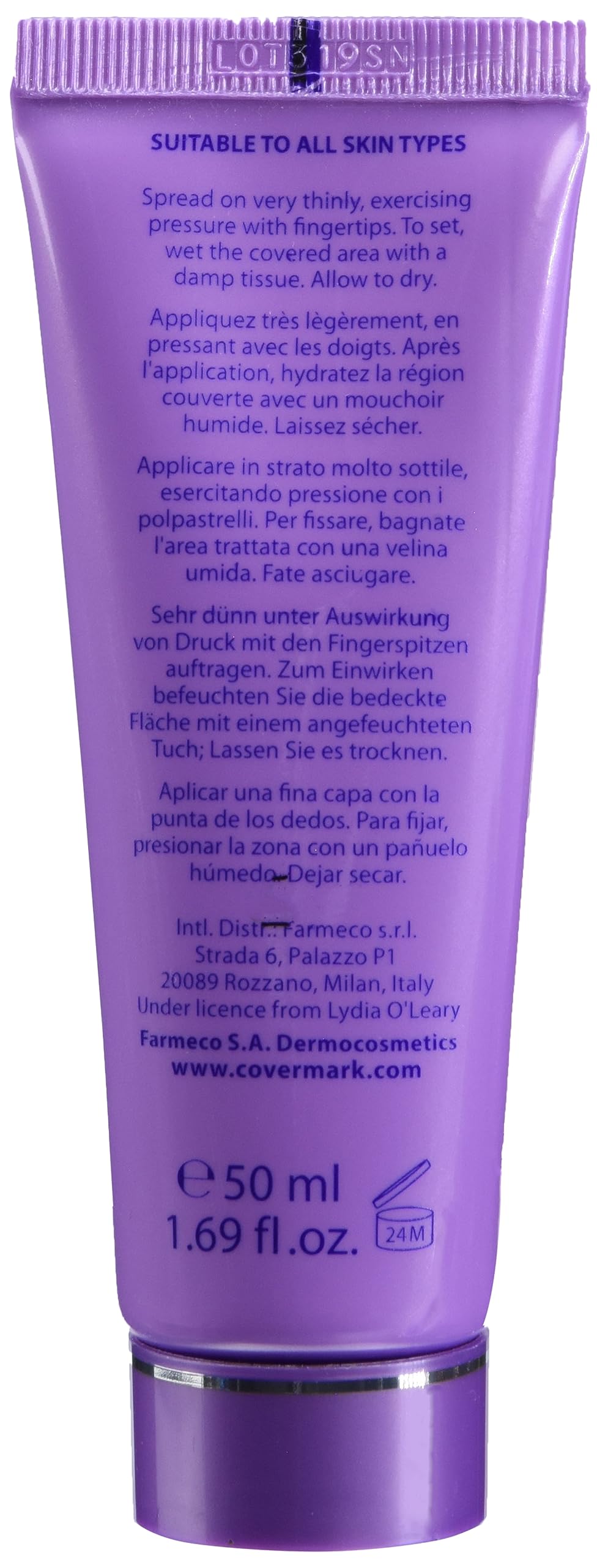 Covermark Womens Leg Magic # 6 SPF 16 Waterproof Leg and Body Fluid Make-Up, 1.69 Ounce