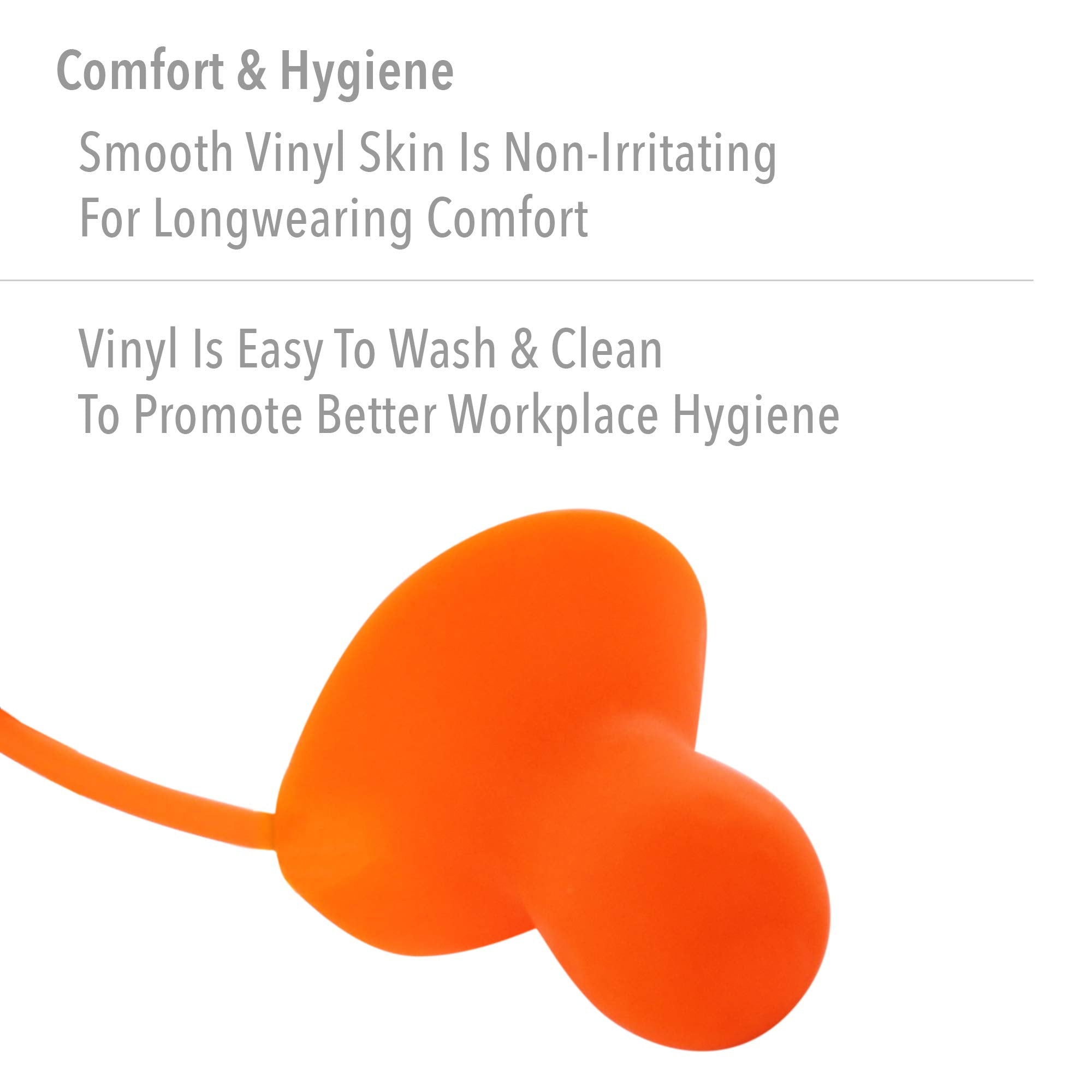 HOWARD LEIGHT Honeywell Home Howard Leight by Quiet Corded Reusable Earplugs, 100 Pairs (QD30), Orange
