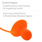 Quiet Reusable Earplugs - quiet reusable foam earplug w/orange po