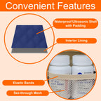StarPlus2 Medium Pill Bottle Organizer, Medicine Bag, Case, Carrier for Medications, Vitamins, and Medical Supplies - Travel Med