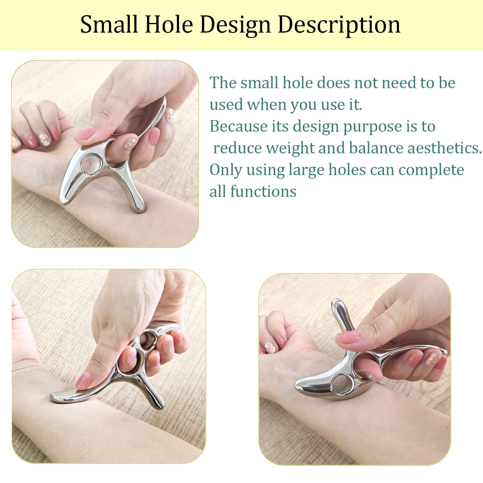 BYYDDIY Gua Sha Trigger Point Massage Tool & Muscle Scraper Tool -Thumb Protector,Deep Tissue Massage,Scraping Massage Tools (Ts
