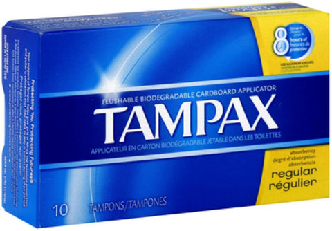 Tampax Tampons Regular 10 Each (Pack of 10)