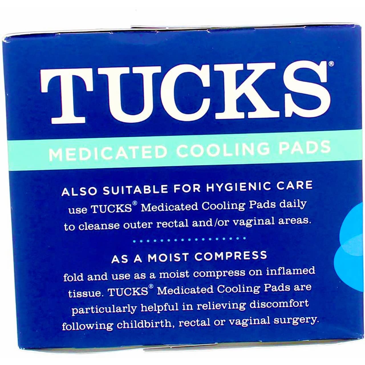TUCKS Medicated Cooling Pads 100 Count (Pack of 3)