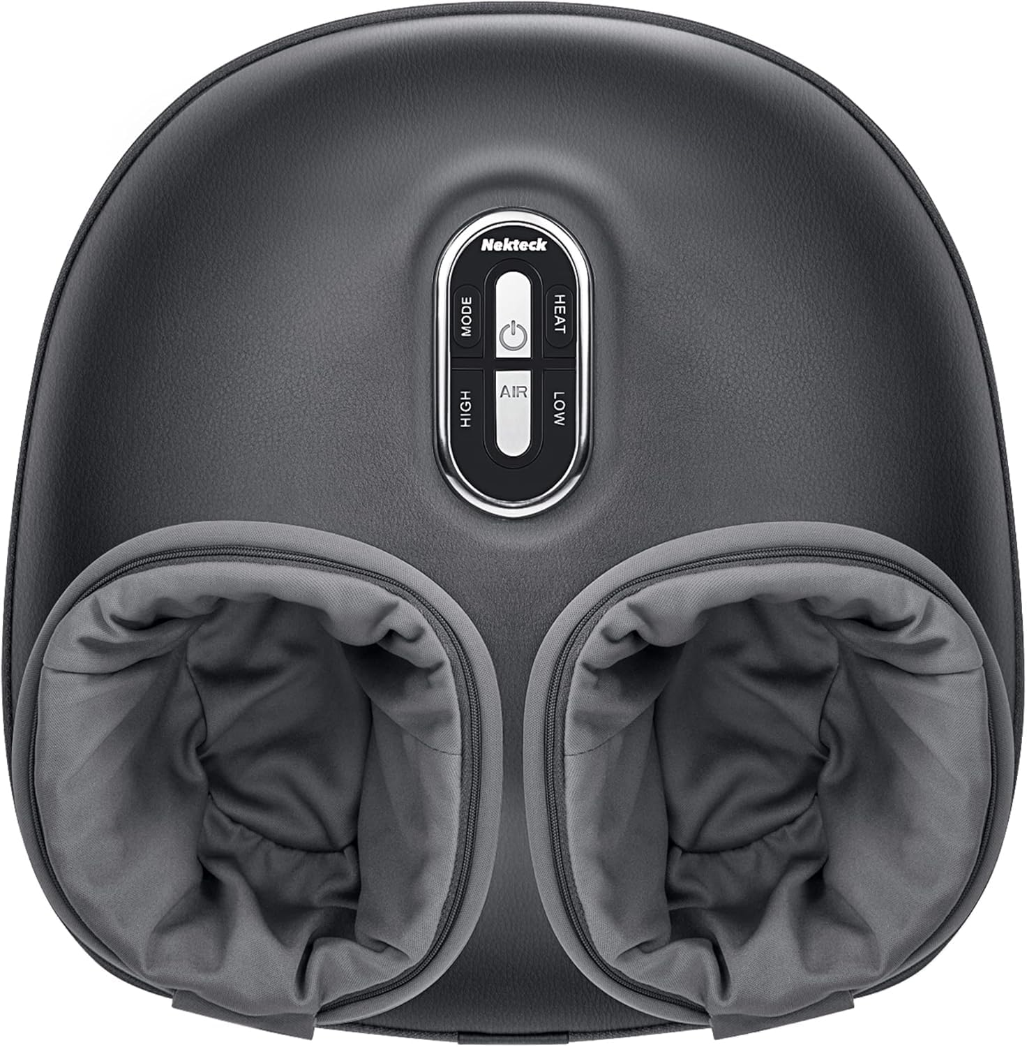 Nekteck Shiatsu Foot Massager Machine and Heat, Air Compression with Deep Kneading Therapy, Relax for Home or Office (Large Size