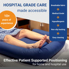Bedsore Rescue Foot Bed Heel Flotation Protection Cushion | Support Feet, Ankles and Legs | Heel Protectors for Pressure Sores |