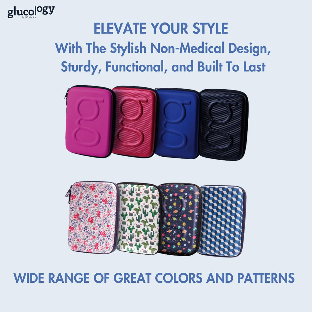 Glucology Classic Diabetic Organizer | Convenient Storage for Insulin, Glucometer, and Accessories | Essential Travel Kit for Di