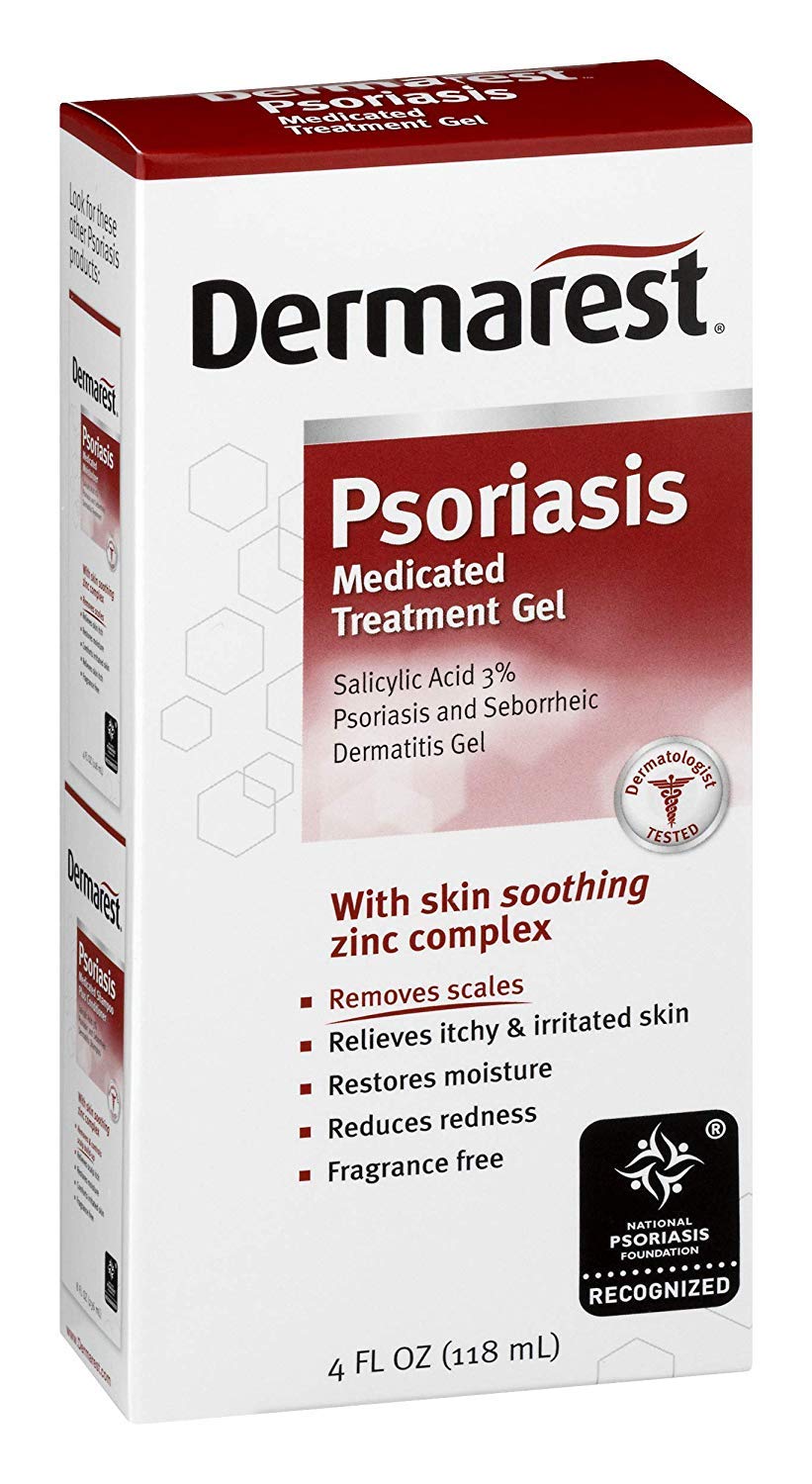 Dermarest Dermarest Psoriasis Medicated Treatment Gel, 4 oz (Pack of 6 ...