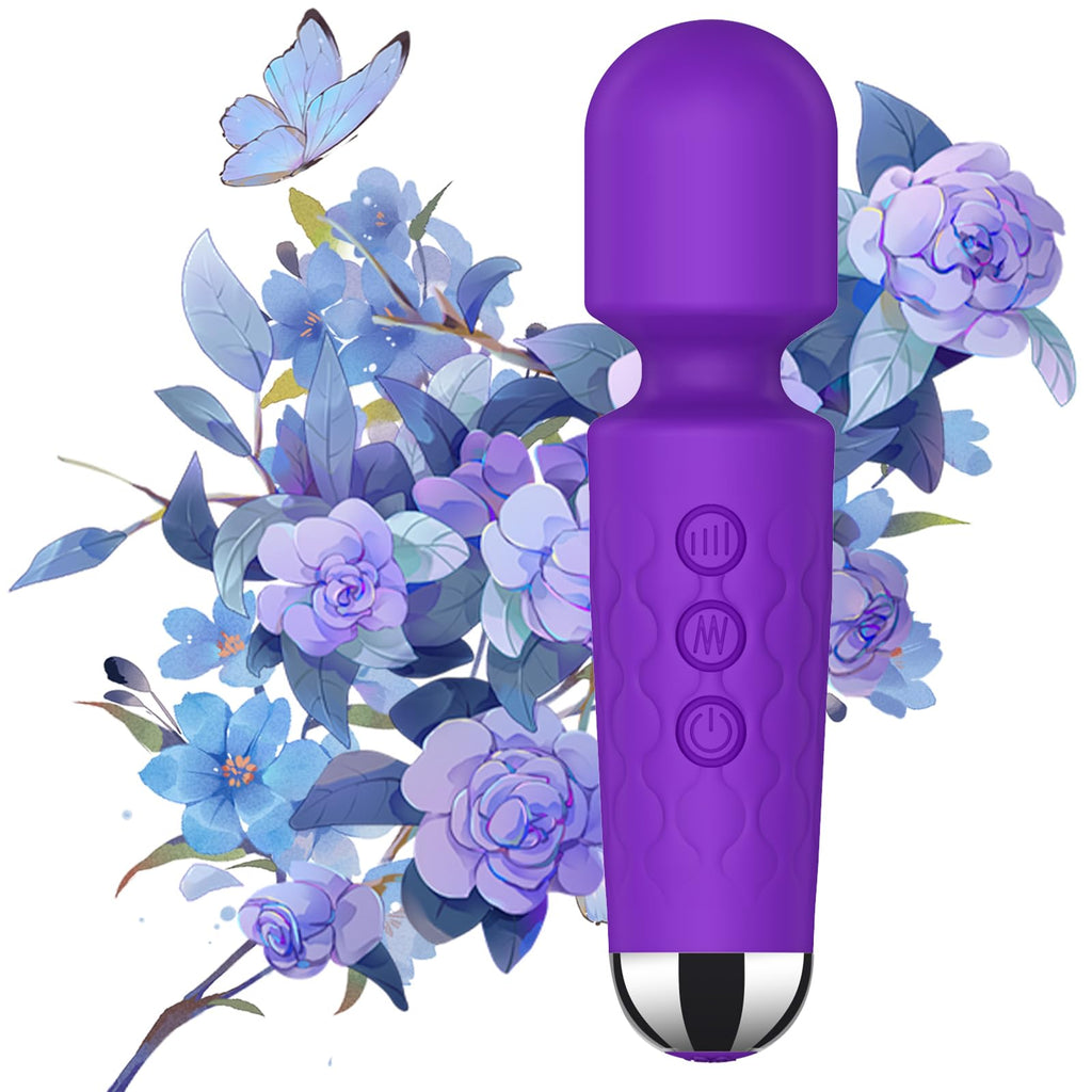 Apowand Mini Personal Massage Small Cordless Handheld Bullet Massager - Powerful - Quiet - Back Legs Hand Pains and Sports Recov