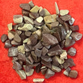 Indian Consigners Natural Crushed Polished Tumbled Gem Stone Chips, Decoration & Healing Crystals (Choclate Jasper)
