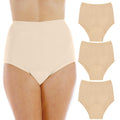 Wearever (3-Pack) Womens Beige Cotton Comfort Regular Absorbency 150 ml Incontinence Panties 8X (Fits Hip Sizes: 61-63)