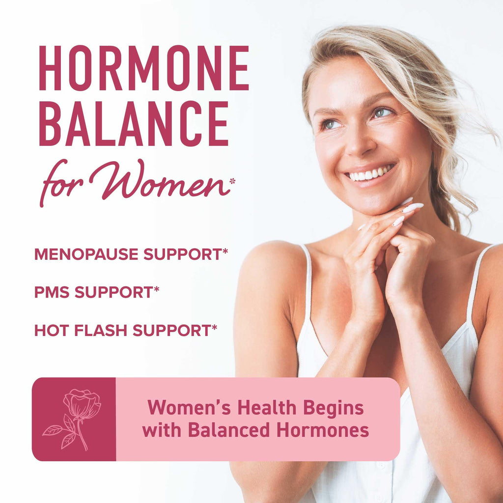 Hormone Balance Liquid Drops | With Black Cohosh, Stinging Nettle, Red Raspberry Leaf, Chasteberry & More | Menopause, Hot Flash