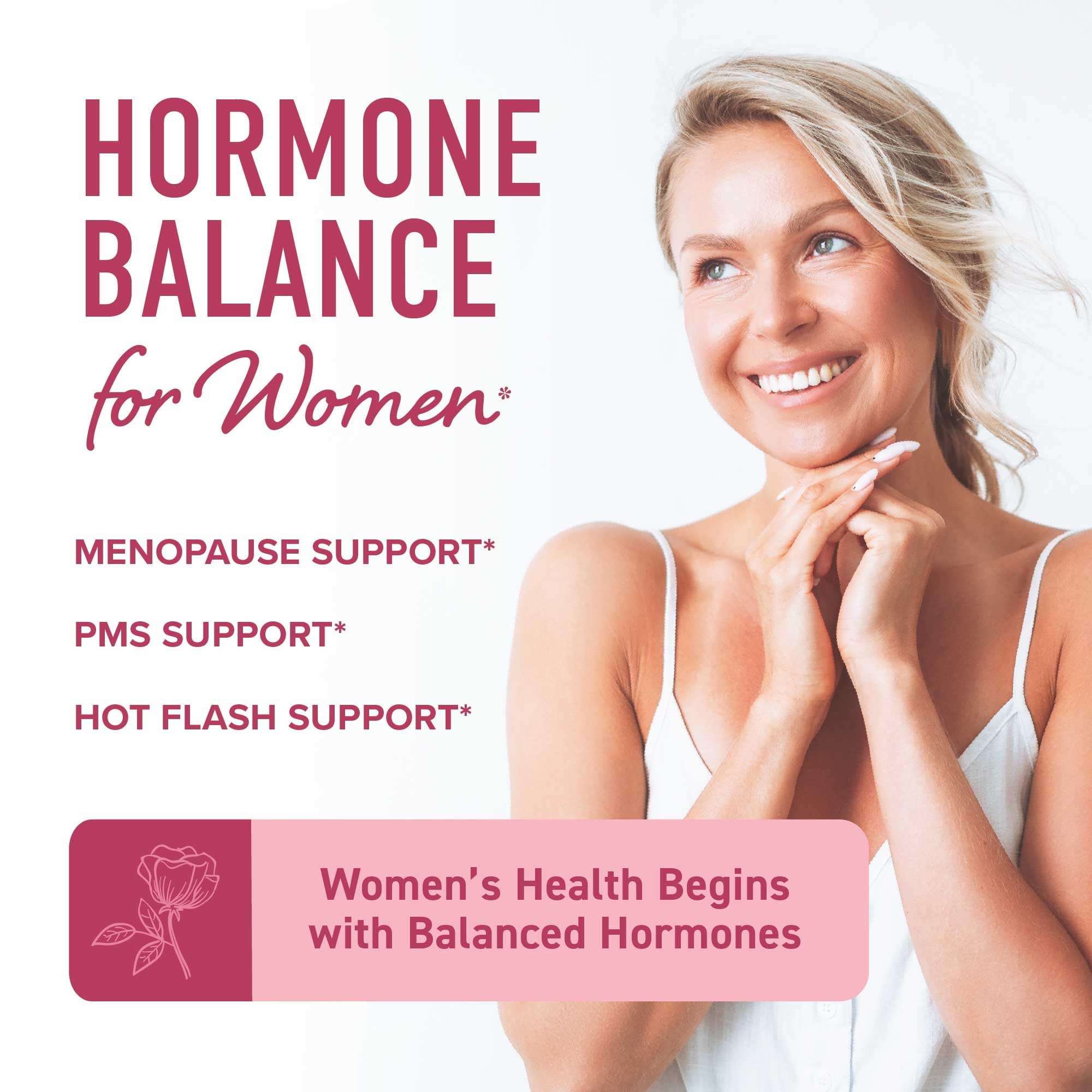 Hormone Balance Liquid Drops | With Black Cohosh, Stinging Nettle, Red Raspberry Leaf, Chasteberry & More | Menopause, Hot Flash