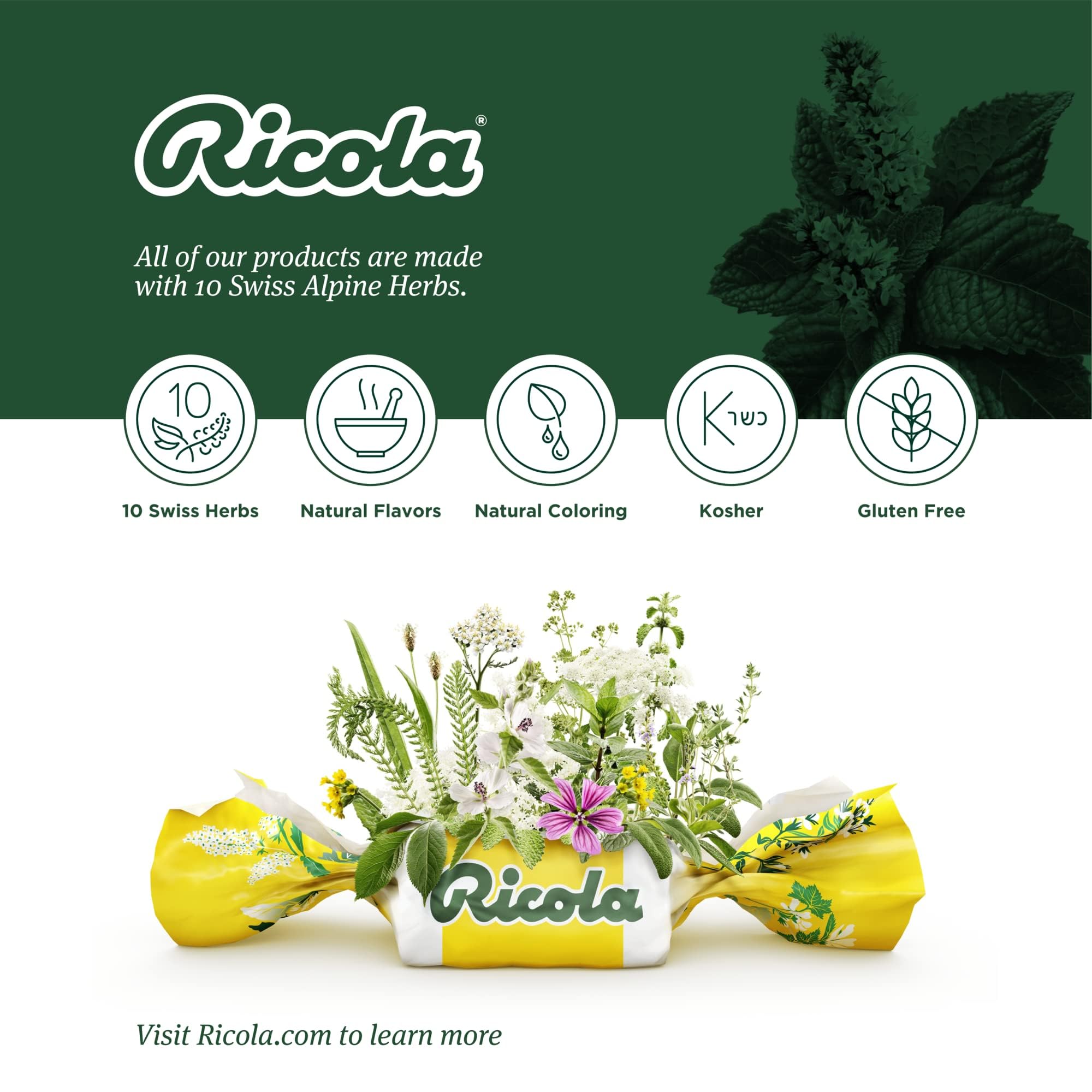 Ricola Natural Herb Cough Drops 50 Each (Pack of 3)