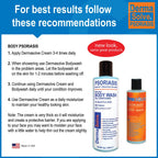 Dermasolve Medicated Psoriasis Body Wash - 2-Pack (8.0 oz each) - Proven to Provide Relief from Psoriasis, Eczema & Seborrheic D