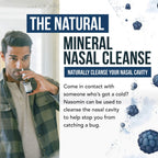 Nasomin Nasal Iodine - Nasal Antiseptic Spray - Neutralize Your Nose of Germs - Iodine + Fulvic Acid Blend -150+ Uses Per Bottle